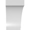 Ekena Millwork 5 1/2-in. W x 10-in. D x 10-in. H Imperial Architectural Grade PVC Knee Brace BRCP055X10X10IMP - alternate 2